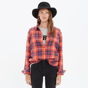 Madewell Ember Plaid Flannel - Women's Small